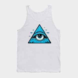 illuminati eye Tank Top